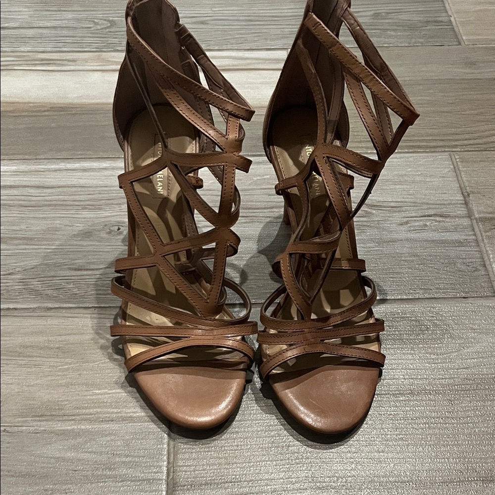 Antonio Melani Strappy Brown Women's Sandals - Brand: